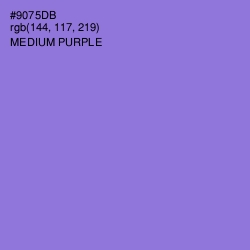 #9075DB - Medium Purple Color Image